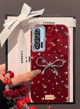 适用华为nova65G手机壳wlz-an00新款女novo64g保护套WLZ—AL10手链nove6带镜头膜nv全包边防摔anoo时尚高级红