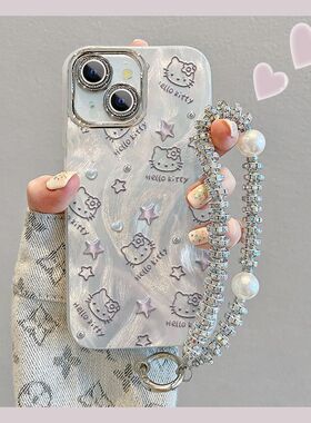 适用苹果15手机壳A3092自带镜头膜Phone15promax保护套A3108全包边ip15plus可爱a3096防摔pg15pro新款a3104女