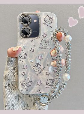 适用vivoy78手机壳带镜头膜V2278A全包软边vivo y78+保护套V2271A防摔vlvoy78m新款viv0y78十手链5g女生简约