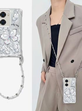 适用vivoy78手机壳V2278A四角防摔vivo y78+斜跨手链V2271A全包女vlvoy78m保护套viv0y78plus软壳5g新款y78十