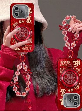 适用iQOOZ9手机壳V2361A镜头全包防摔vivoiqooz9turbo+保护套V2417A支架手链iq00z9新年女款V2352GA高级潮5g