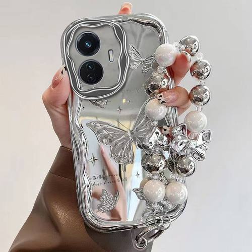 适用vivoy77e手机壳V2166BA电镀硅胶软vivo y775G保护套V2219A高级新款vlvoy防摔全包5g潮女viv0y学生小众丫