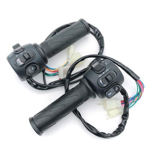 适用新小龟电瓶车新国标电动车通用款K70 009左右手把开关总成