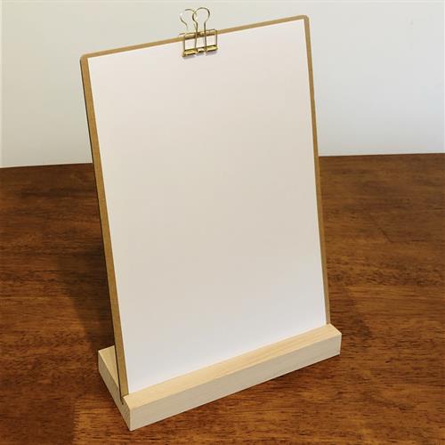 A4A5桌面菜单夹展示架 餐厅点菜酒店价目表 前台卡立牌文件写字板