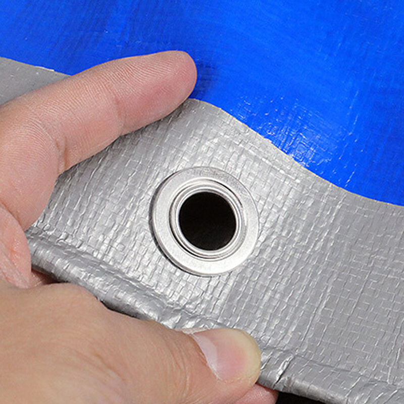 立采篷布防雨布防水布遮阳布防晒银蓝篷布6x15m1张价