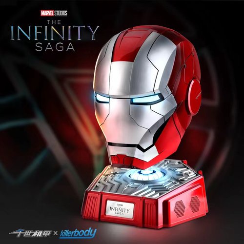 漫威正版钢铁侠可穿戴头盔礼物