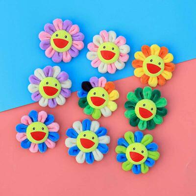 Colorful Sunflower Brooch Bag Clothing Pin Accessories装饰品