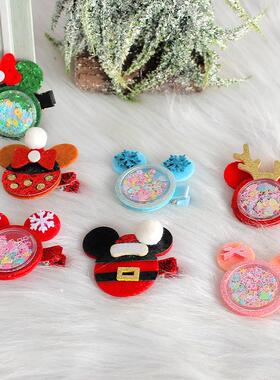 Christmas children's hair accessories candy hairpin Mick