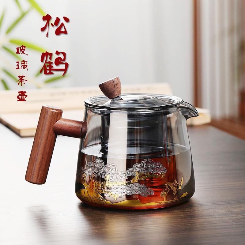 High borosilicate glass teapot玻璃水壶耐高温大容量超大泡茶壶
