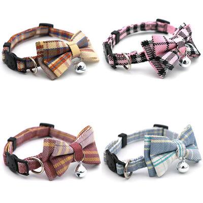 Pet JK style bow detachable collar