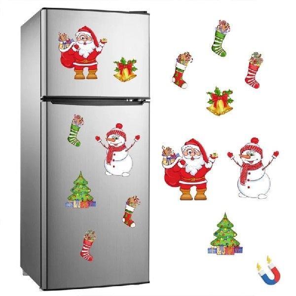 Christmas Fridge Magnets Festive Decals Christmas