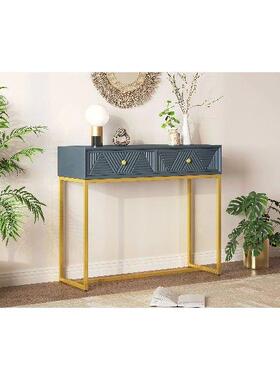 US Console Table Wood Sofa Table Entryway Table With 2