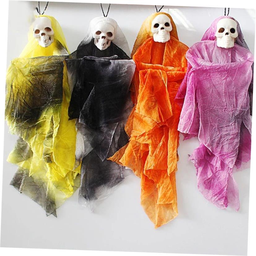 Halloween Skull Head Small Hanging Ghost Ornaments Doll Hall