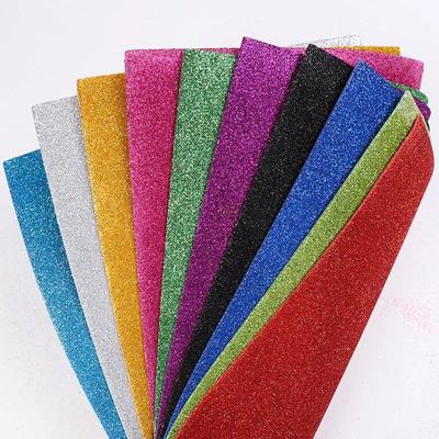 10pcs Glitter Foam Paper Self-adhesive Spong Paper Diy Craft