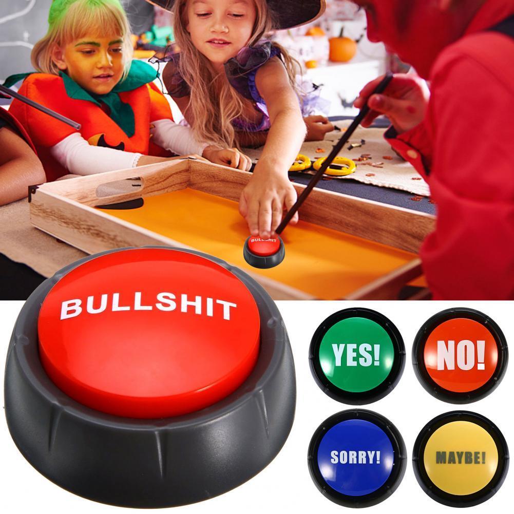 Talking Button Bullshit Maybe No Sorry Yes Sound Button Toys