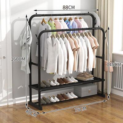 Stand clothes holder rack laundry garment dryer cloth hanger