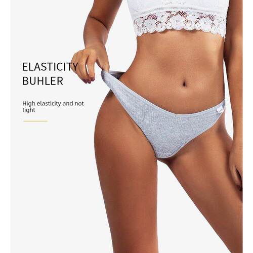 Women's Cotton Thongs Ladies Sexy Panties Hipster Bikini