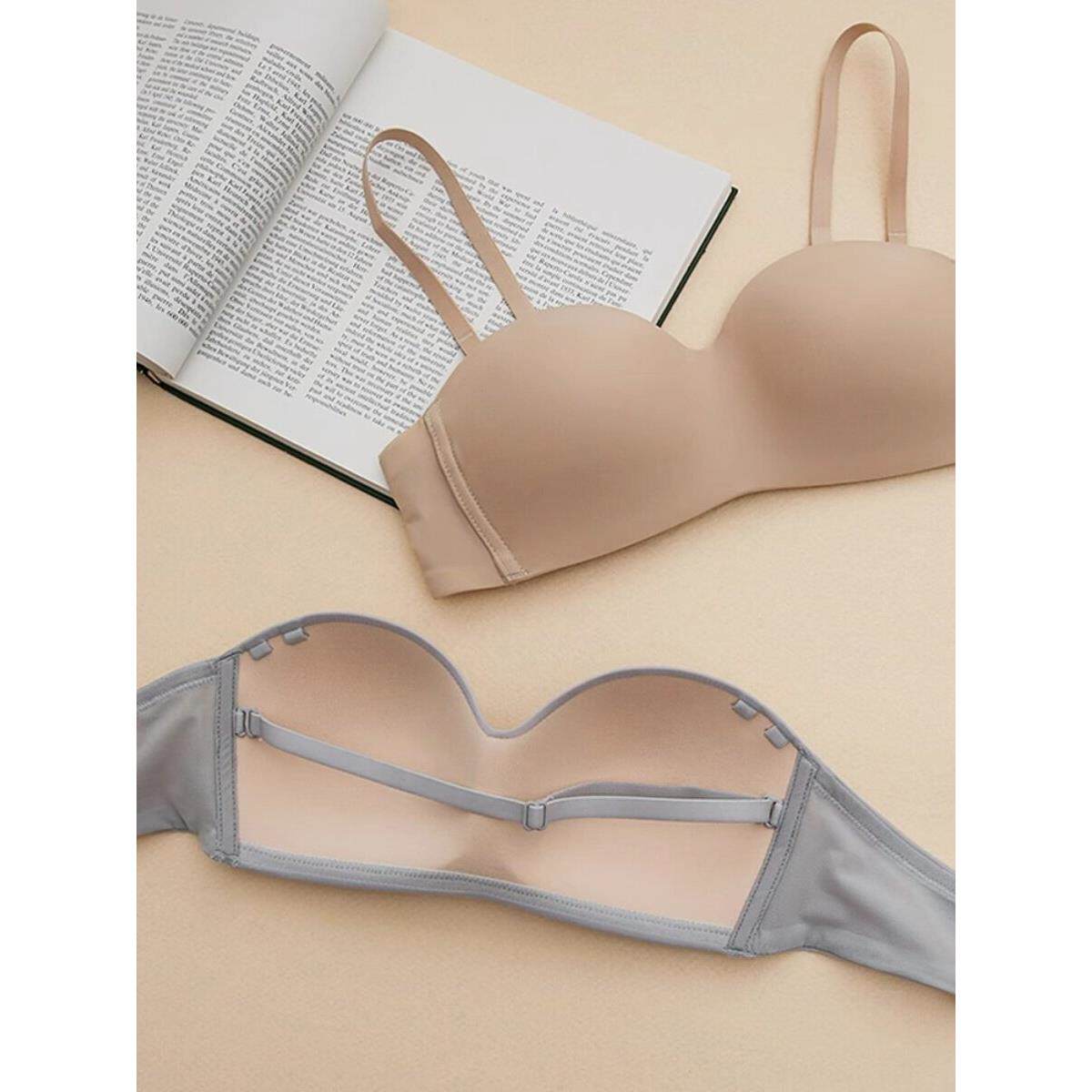 Invisible, seamless, strapless, non slip underwear隐形胸罩