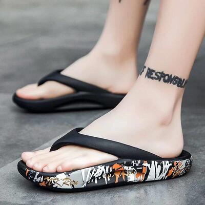 Thick Sole Flip Flops Coupls Slippers for Summer Women Slide