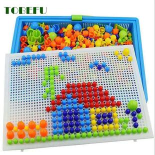 296 Pieces/Set Box-Packed Grain Mushroom Nail Beads Intellig