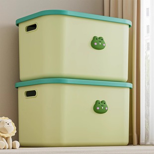 家用杂物收纳箱大容量书本零食玩具收纳筐客厅桌面整理柜内储物箱
