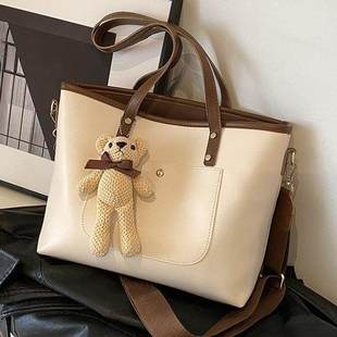 装平板的托特包女生通勤上班能放电脑实用型超大容量女士单肩包包