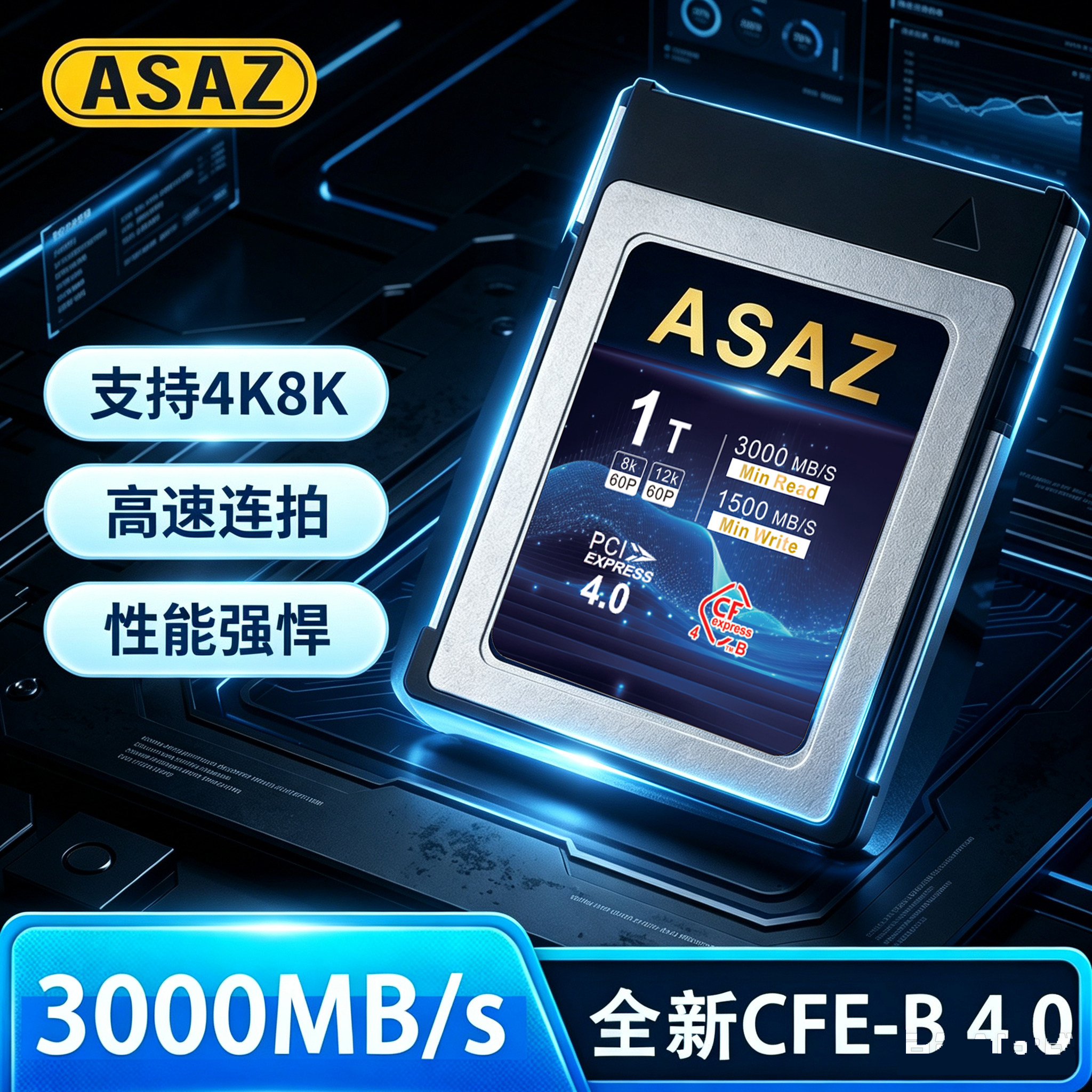 ASAZCFexpressTypeB4.0存储卡图片