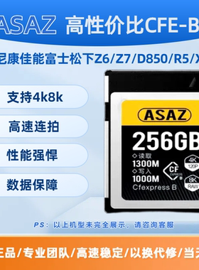 cfe储存卡适用尼康佳能D850/R5Z6/7相机内存储cfexpress cfb卡xqd