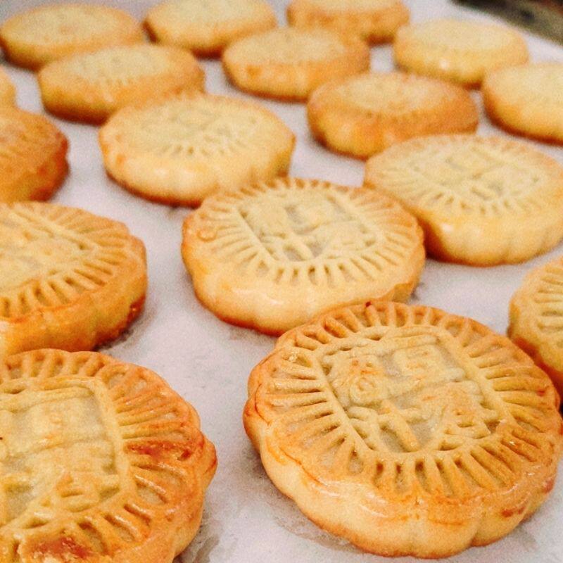 广西桂林恭城特产传统正宗葱香豆蓉中秋月饼平乐糕点手工零食老式