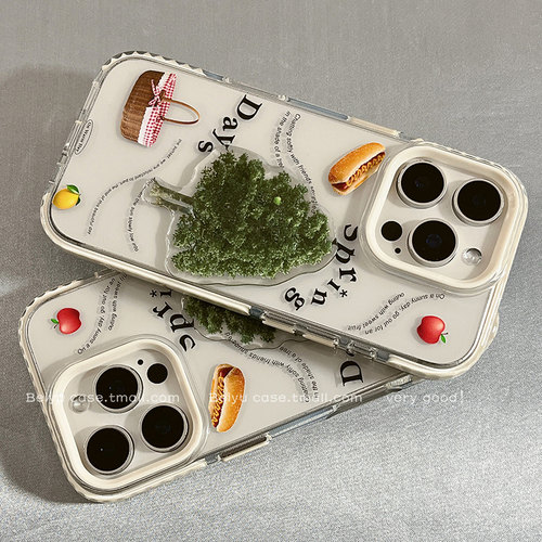 ins简约艺术大树全包手机壳