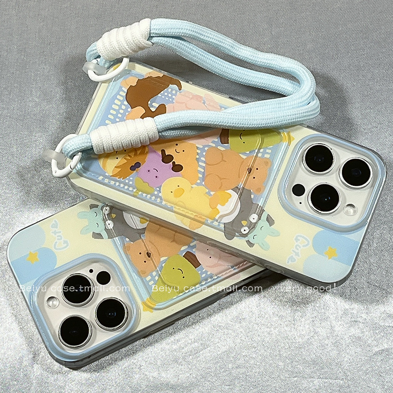 jellycat卡包适用苹果手机壳