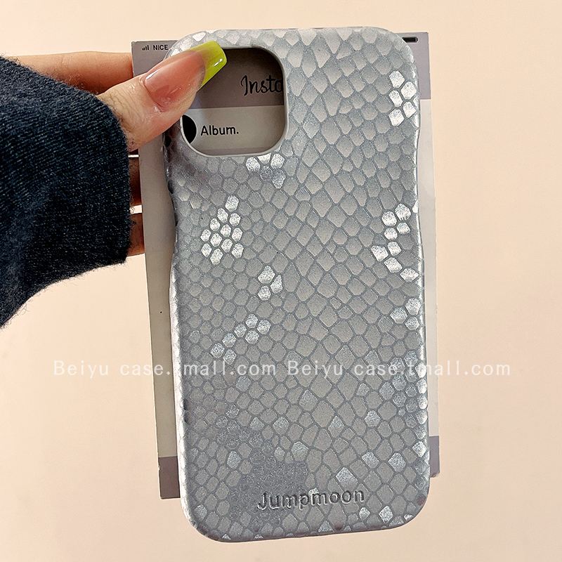 蛇皮纹适用苹果手机壳
