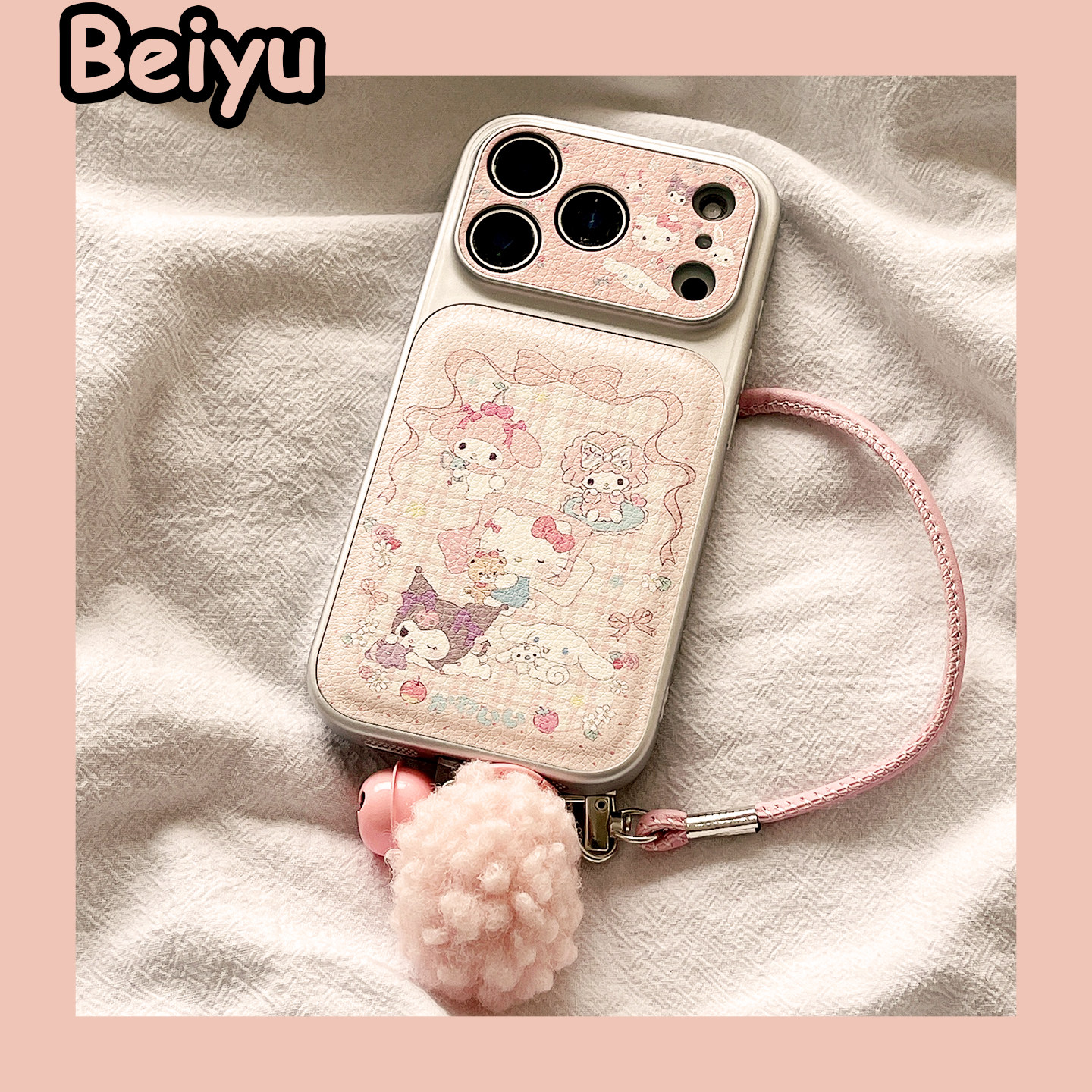 可爱少女蝴蝶结三丽鸥适用苹果17Promax手机壳iphone16pro新款15pro小众16pm带挂绳14pro硅胶17pro创意全包套,3C数码配件,手机保护套/壳,淘宝优惠券,粉丝福利购,淘宝优惠卷