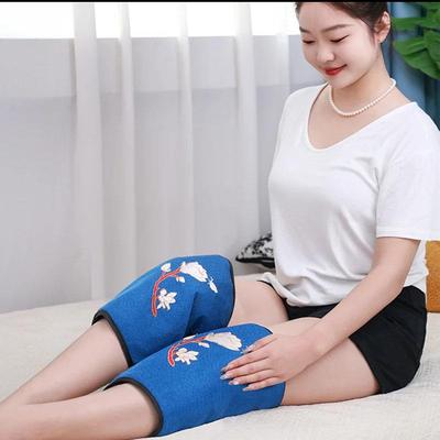 南都圣草智能海盐膝盖热敷神器电加热艾绒护膝宝老寒腿关节理疗包