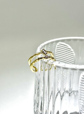 Marmelade银河星耀锆石戒指精致开口2024年新款冷淡风个性高级女