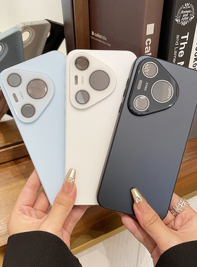 【自带水晶镜头膜】适用于华为pura70手机壳新款轻薄磨砂P80pro+原机色防摔商务高级感男女硬套佐迪欧