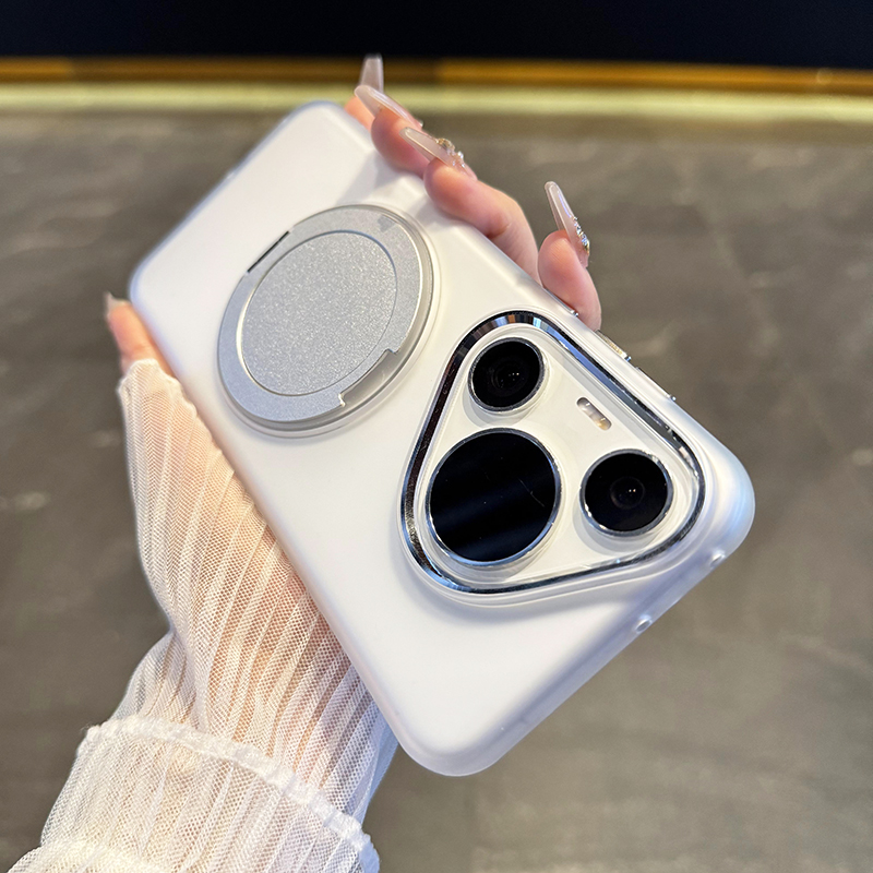 适用于华为p80pro支架磁吸手机壳