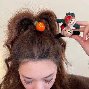 爱聚会~小抓夹女2025新款高级感气质毛绒发夹头饰秋冬刘海夹子7cm