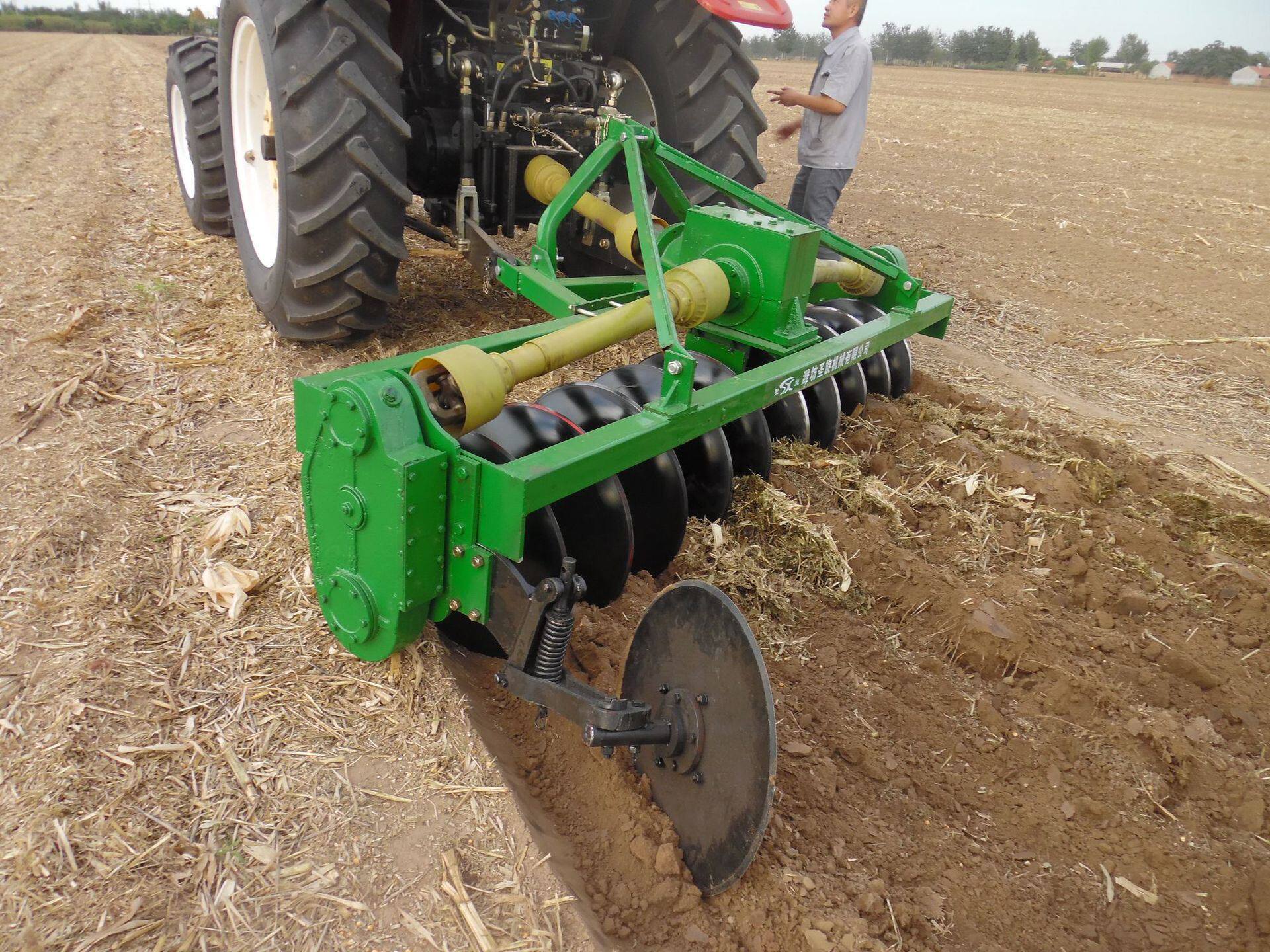 驱动圆盘犁 东北 江南 水田翻地能手 方梁驱动圆盘犁 翻地犁