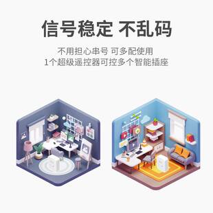 適用于BESTJOY無線射頻遙控插座免布線遙控器控制藍(lán)牙開關(guān)機(jī)2000W