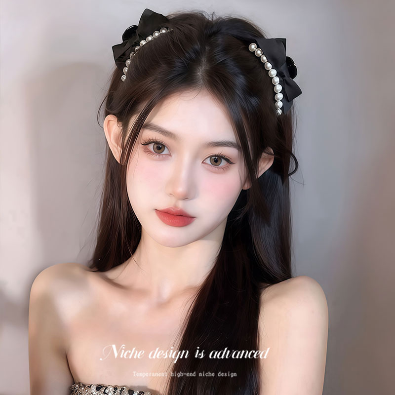 蝴蝶结小号抓夹女公主头