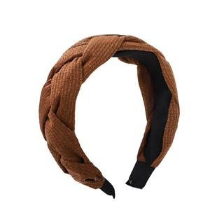 美拉德咖色高颅顶发箍女款宽边压发头箍2023新款发捆发卡头饰秋冬