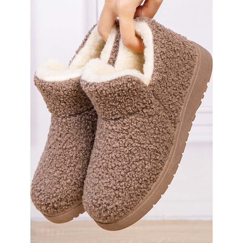 新款包根棉拖鞋女士四季毛毛鞋加绒四季防滑时尚一脚蹬外穿雪地靴,女鞋,棉鞋,淘宝优惠券,粉丝福利购,淘宝优惠卷