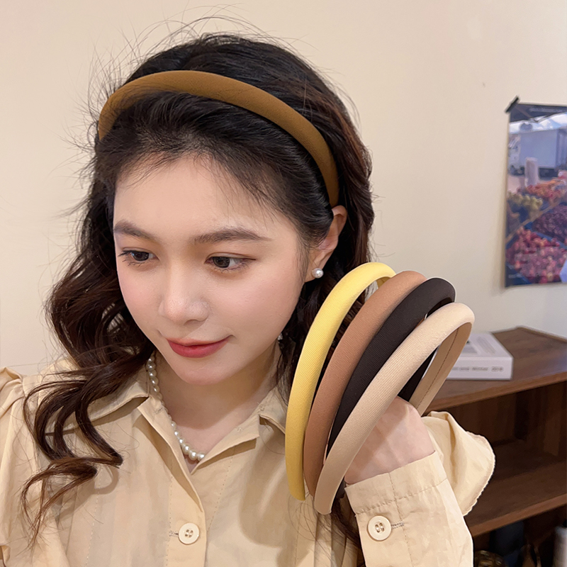 法式优雅高级感细边发卡女网