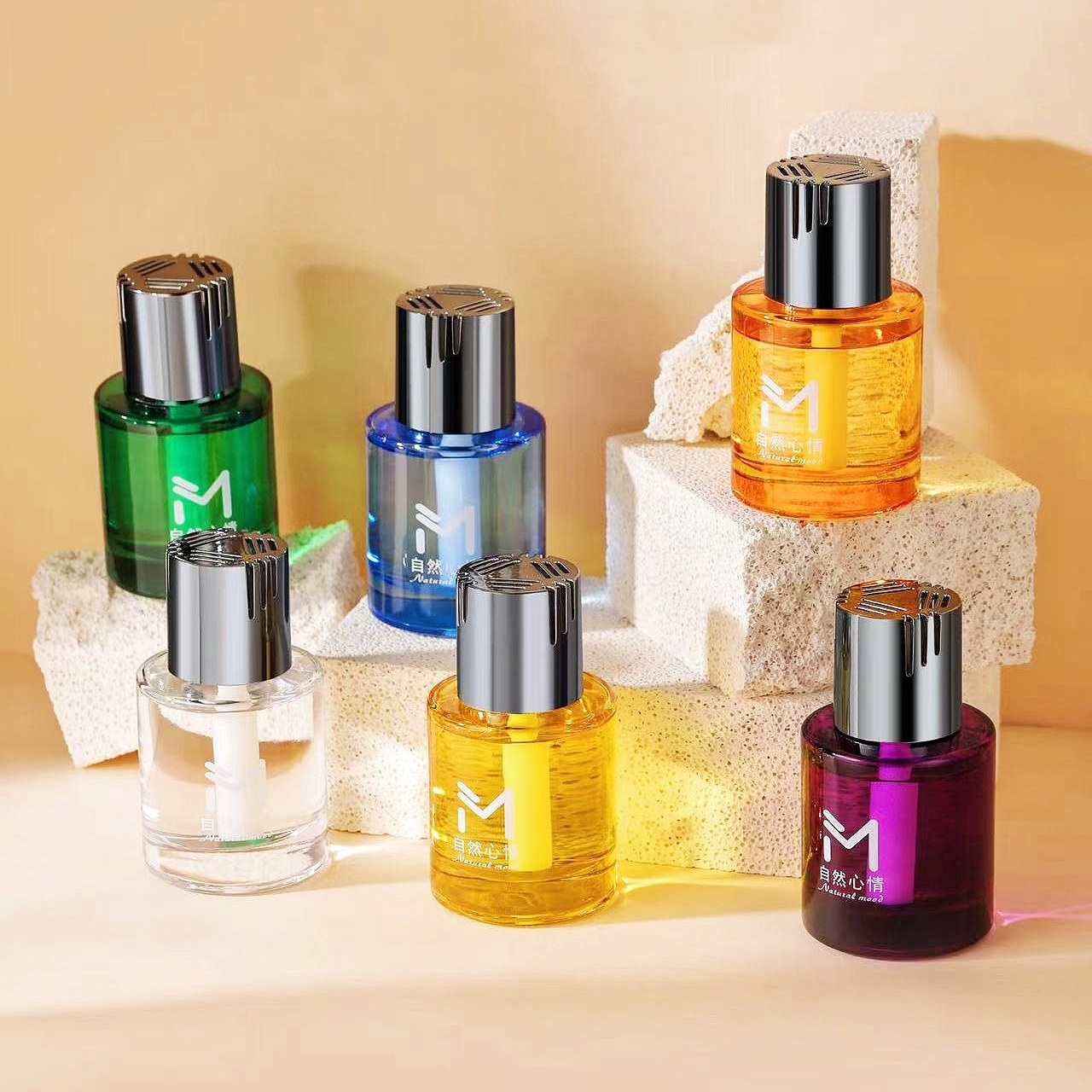 正品UTA&UT她栀子花车载香薰摆件