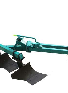 手扶拖拉机履带加重双铧犁耕地翻松土犁铧plough10-18马力铧式犁