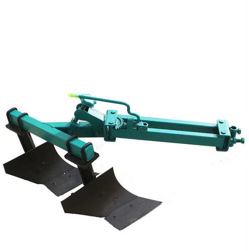 手扶拖拉机履带加重双铧犁耕地翻松土犁铧plough10-18马力铧式犁