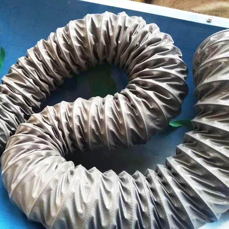 高温伸缩风管 耐高温高压风管 尼龙布软管 尼龙伸缩风管