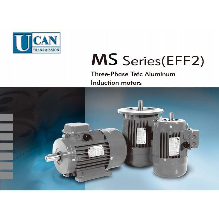 台湾UCAN电机 MS系列三相电机马达MS80B4 0.75KW