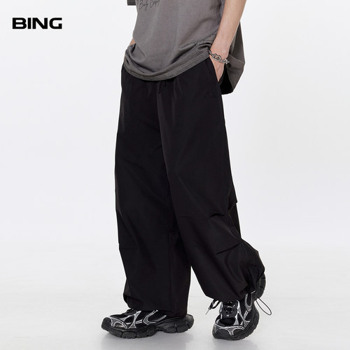 BING长裤宽松潮牌运动休闲裤阔腿